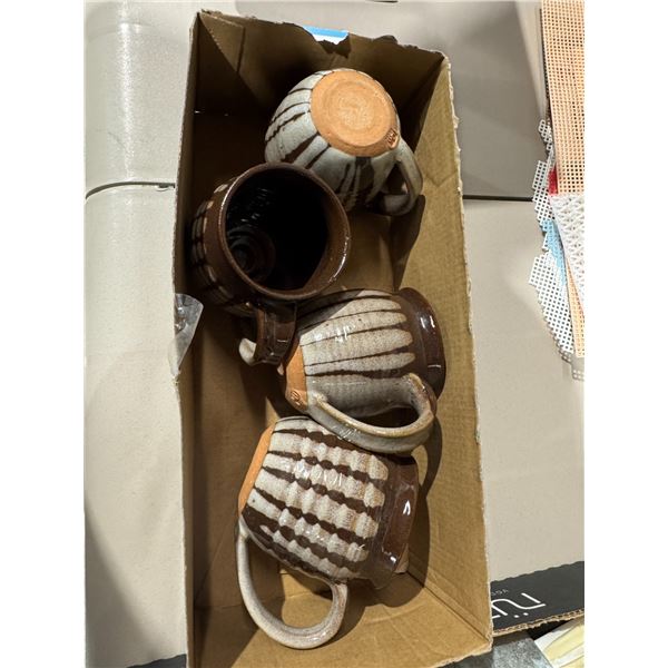 Pottery mugs