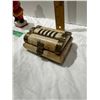Image 2 : Vintage brass and camel bone trinket box