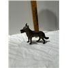 Image 2 : Vintage solid bronze or brass German Shepherd