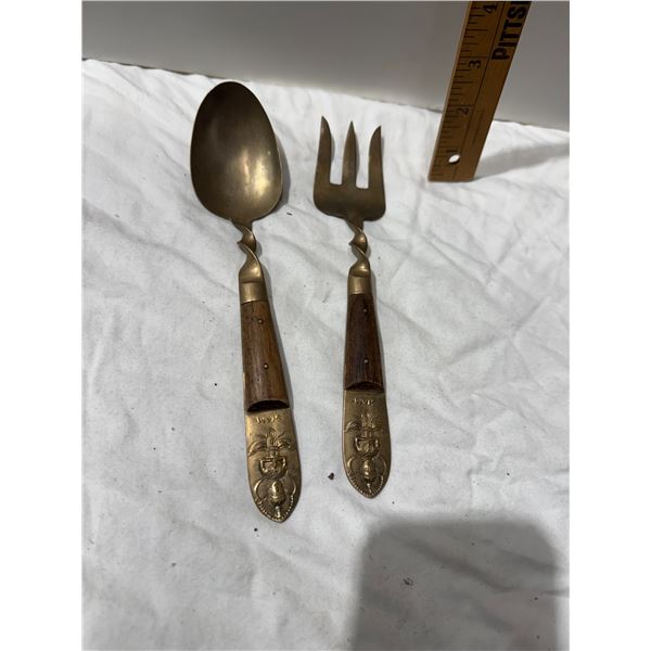 vintage Buddha of Siam serving utensils