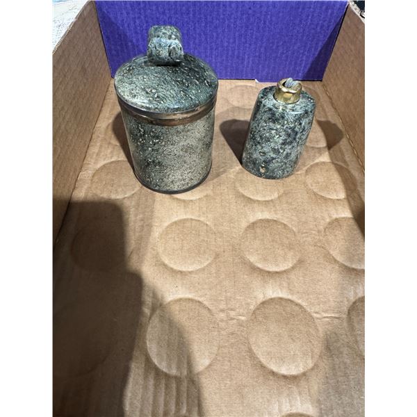 lighter and lidded container