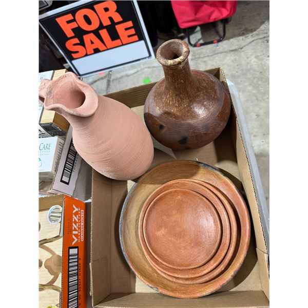 Pottery items