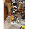 Image 1 : Snowman decor measures 37 inches tall