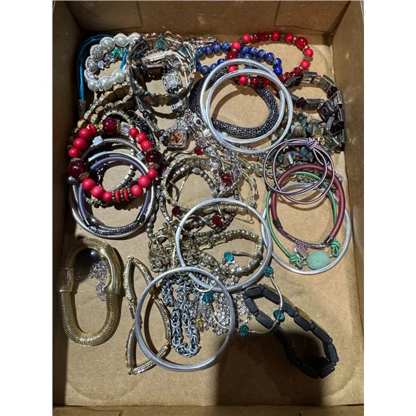 Lot of costume bracelets