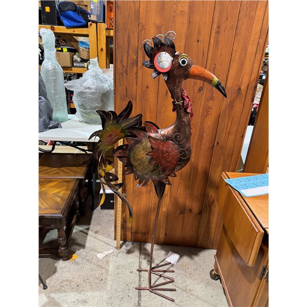 Metal bird decor 56 inches tall