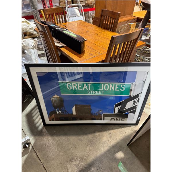 Great Jones Street wall hanging