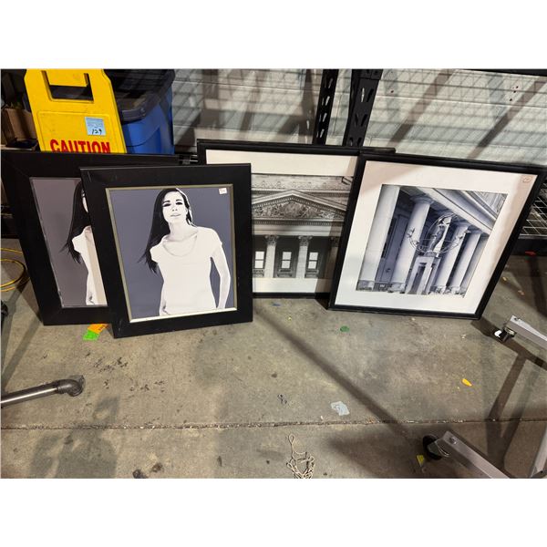 4 frames or artwork