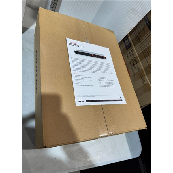 New TESIRAFORTE  AVB CI fixed I/O DSP