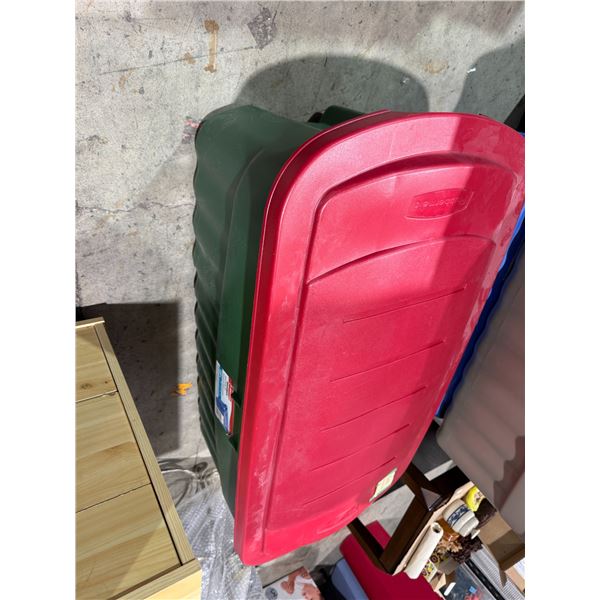 Rubbermaid rough neck, 189 L bin