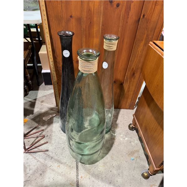 Large vases 31 1/2 inches tall