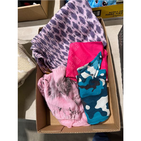 Scarves and bandanna