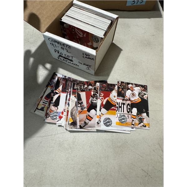 Pro set 91–92 hockey cards