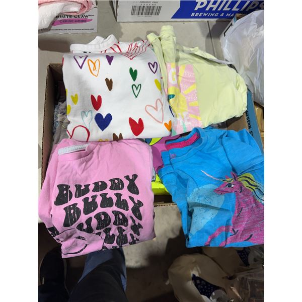 Six T-shirts youth size medium