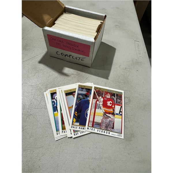 Oh – PEE – CHEE premier 92 hockey cards