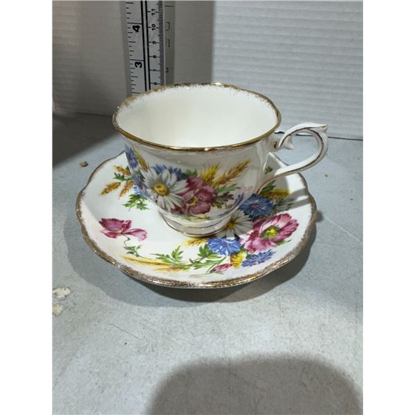 Royal Albert tea cup, and saucer