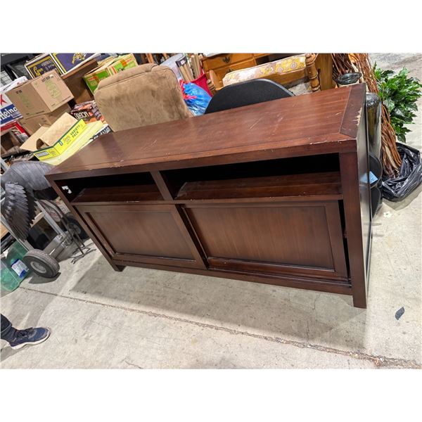 Cabinet measures 60" x 19" x 31 tall