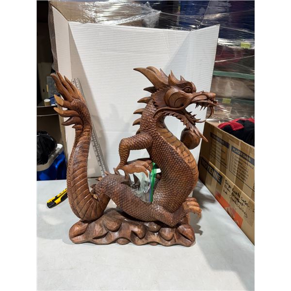 Dragon carving
