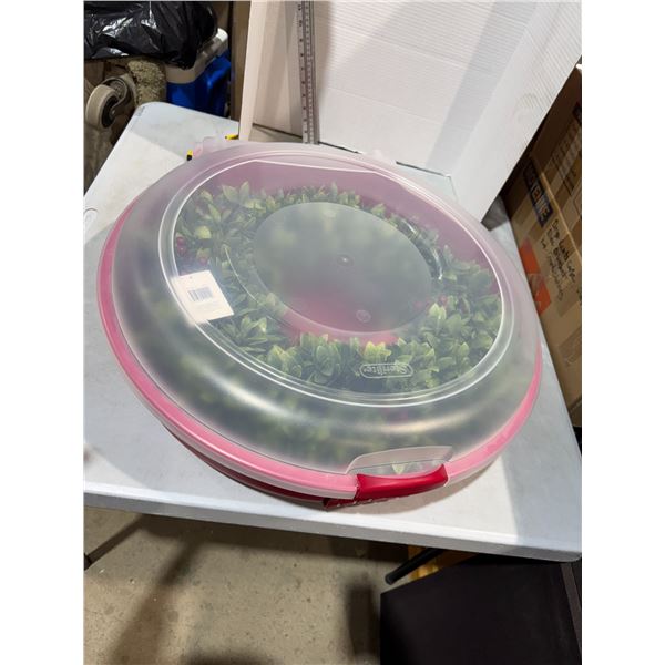 Wreath and wreath  holder