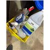 Image 1 : Assorted cleaning products, assorted fullness,