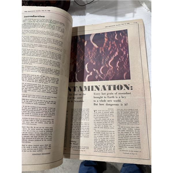 Flight to the moon, the province 1969 July 15