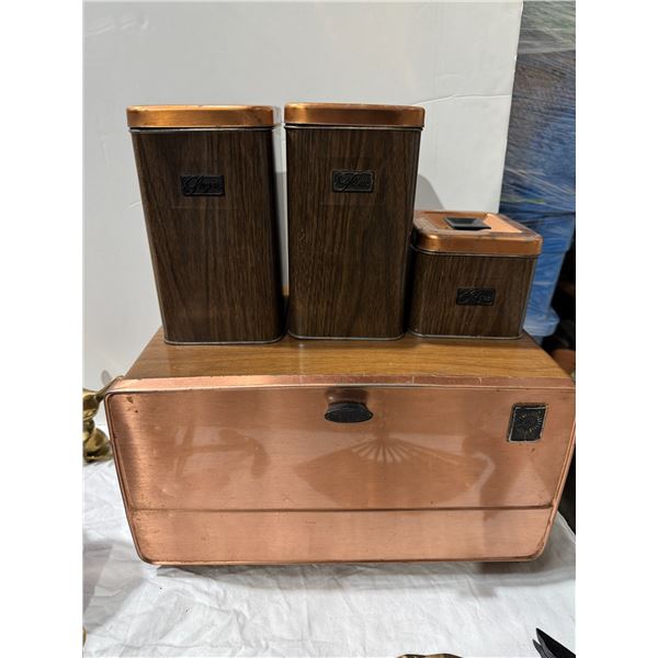 bread box and canisters