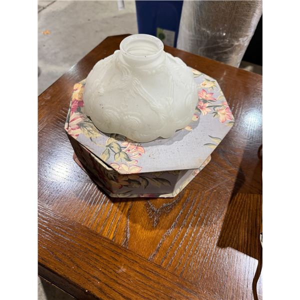 Vintage lampshade with box