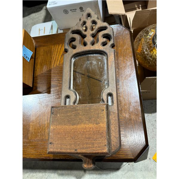 Vintage mirror planter