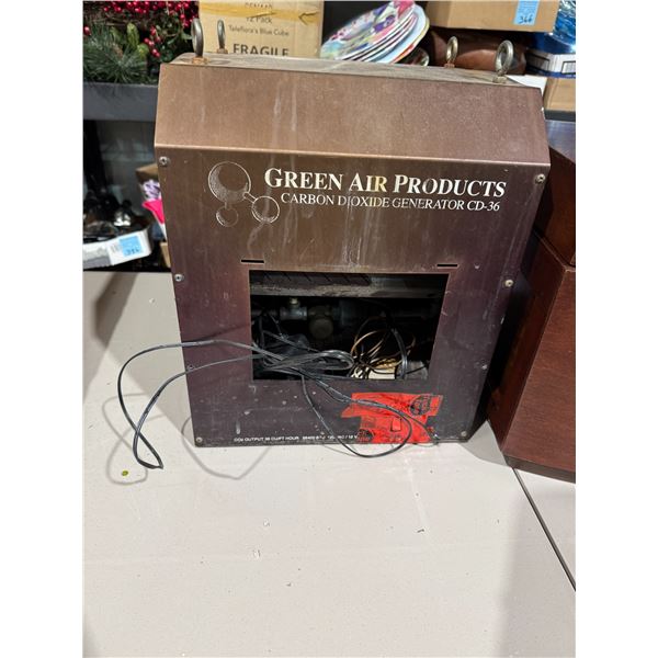 Green air products, carbon dioxide generator CD – 36