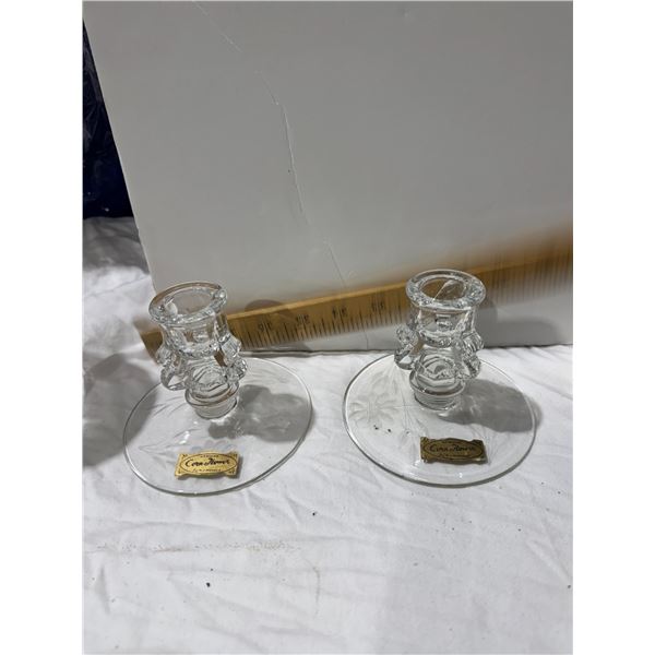 Corn flour, candlesticks