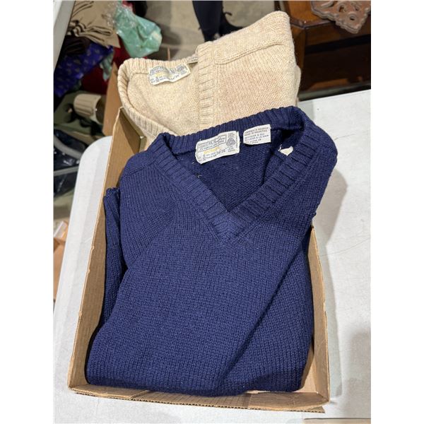 Wool sweaters size small