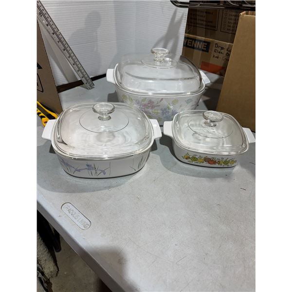 Pyrex baking dishes