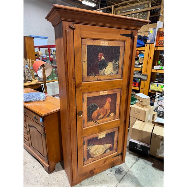 Brewster cabinet measures 38x  15" x 72" tall