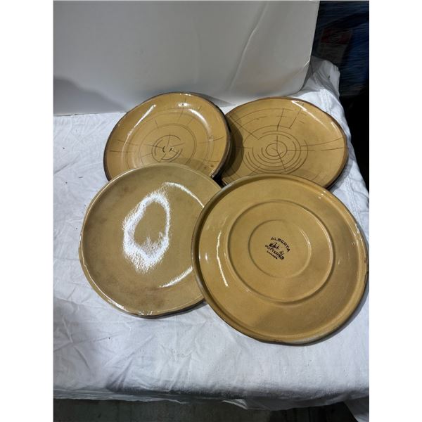 Alberta pottery Canada plates