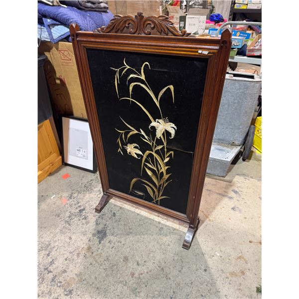 Antique tilting stand great frame material needs mending