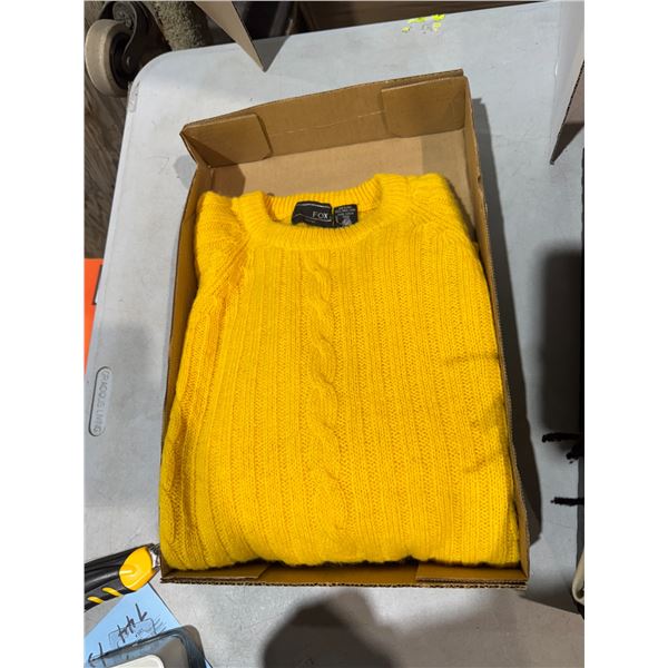 Vintage fox medium wool sweater