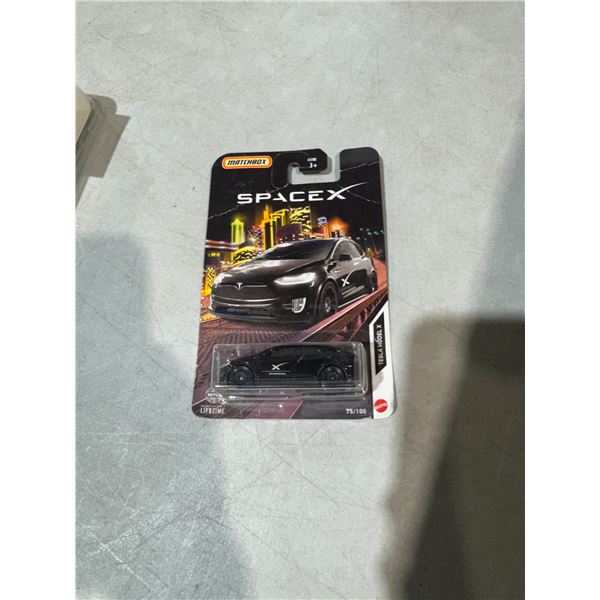 Matchbox SpaceX car Tesla model X