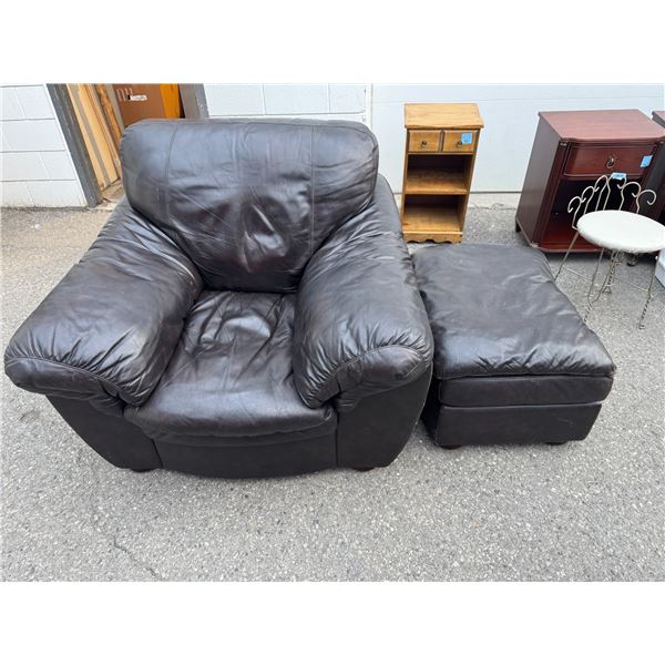 Chair and ottoman