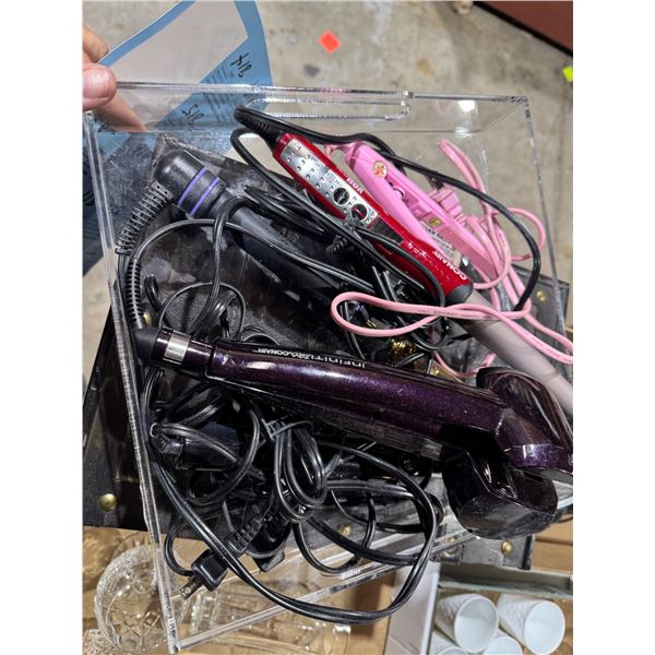 Hair Care curling irons, flat iron, etc.