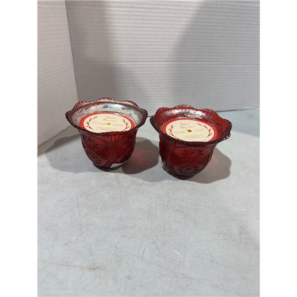 Snow berries, candles