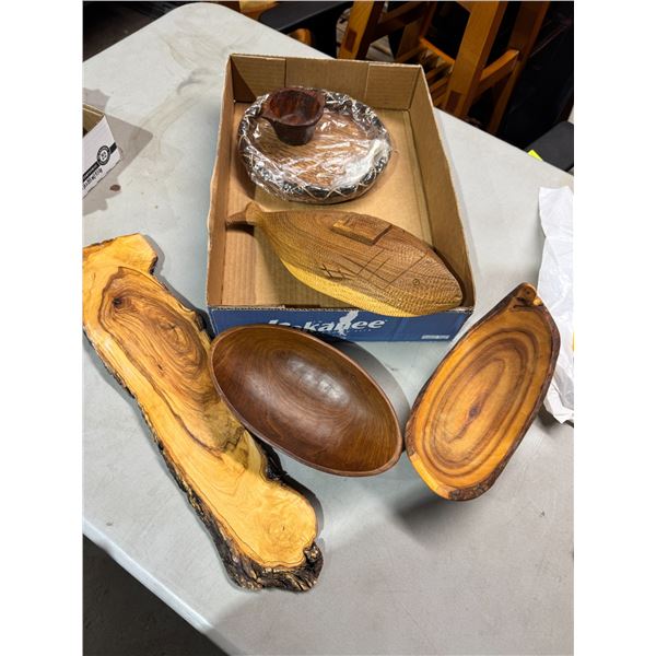 Wood bowls