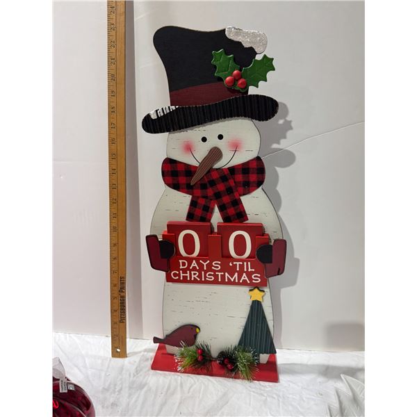 Snowman countdown