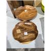 Image 1 : Wood serving platters
