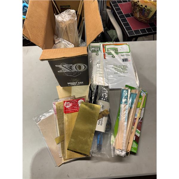 Assorted crafting  and modeling items