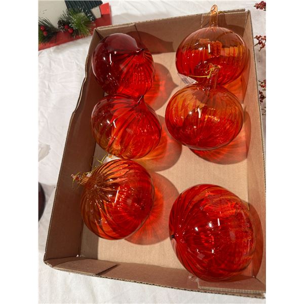 Glass ornaments