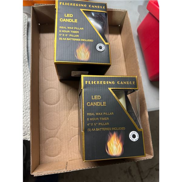 LED flickering candles