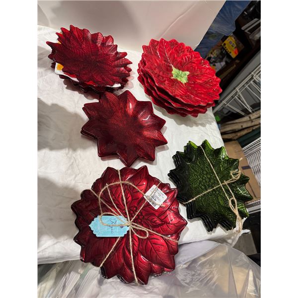 Christmas plates