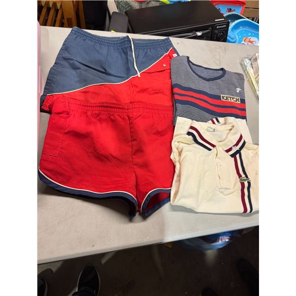 Vintage shorts and tops size 32 and small