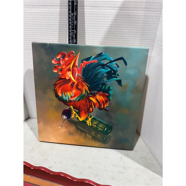 Okanagan Wines rooster decor