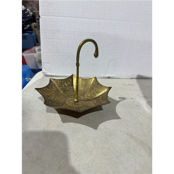 Bra, umbrella, dresser tray