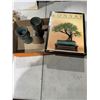 Image 1 : Bonsai book and pottery items